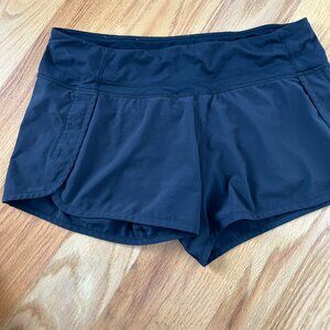 LuLu Lemon Black short shorts size 8